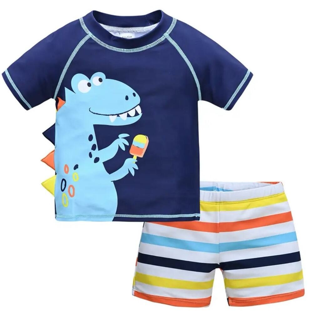 New two piece swim suit boy 9-12 months